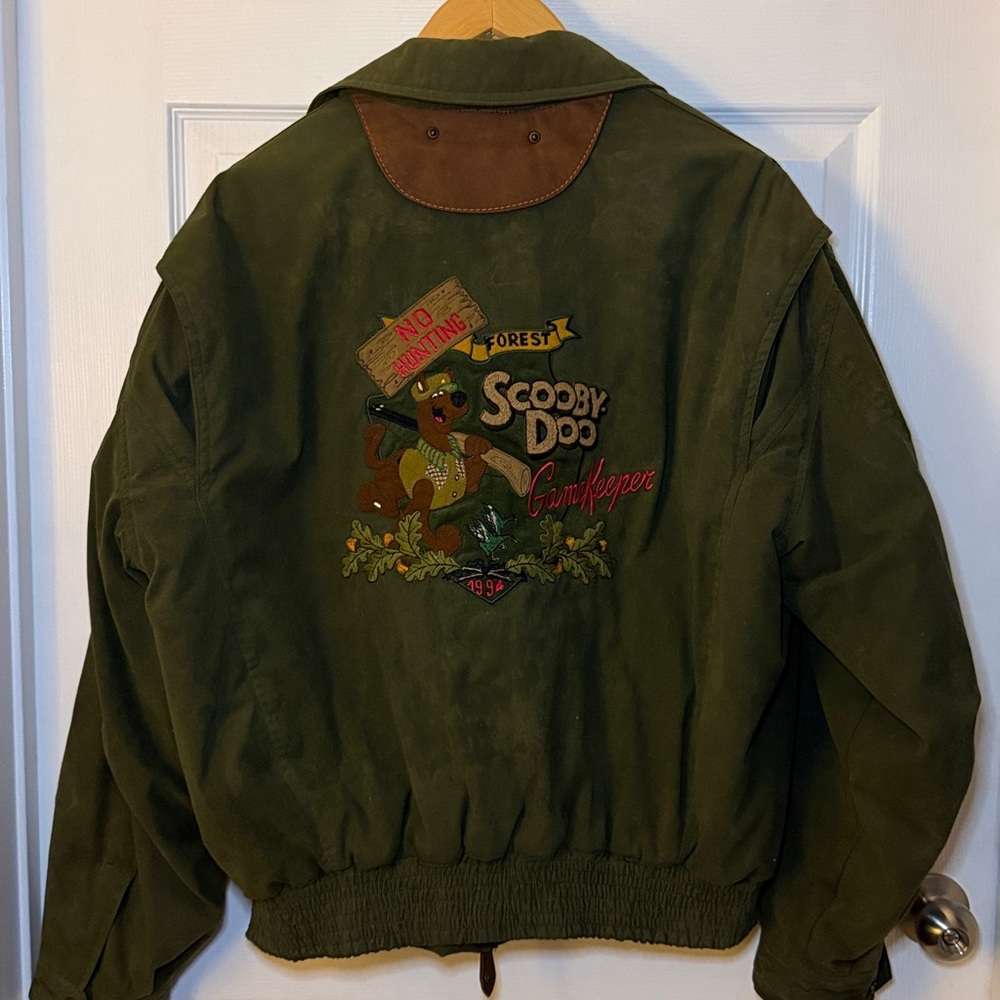 EXTREMELY RARE Vintage 90s Jean Charles De Castelbajac Scooby Doo Hunting Jacket